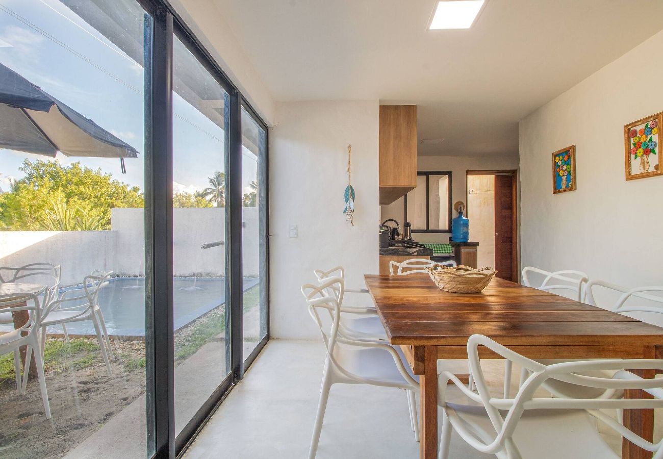 Casa em Porto de Pedras - Casa Milagres 03 suítes - a 300m da Praia 