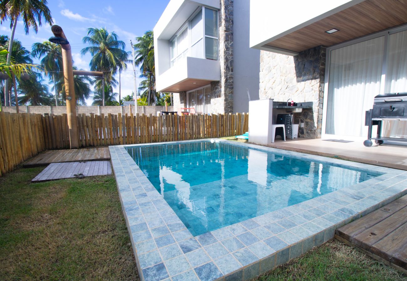 Casa em Passo de Camaragibe - Casa 3 Suítes cond Naluum Beira Mar