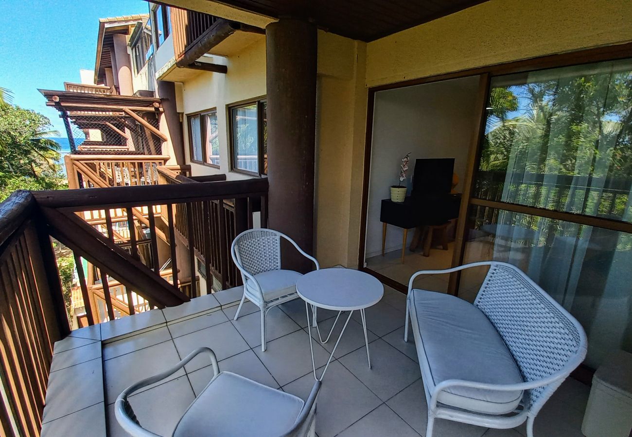 Apartamento em Barra de São Miguel - Barra Bali - Apartamento com Varanda