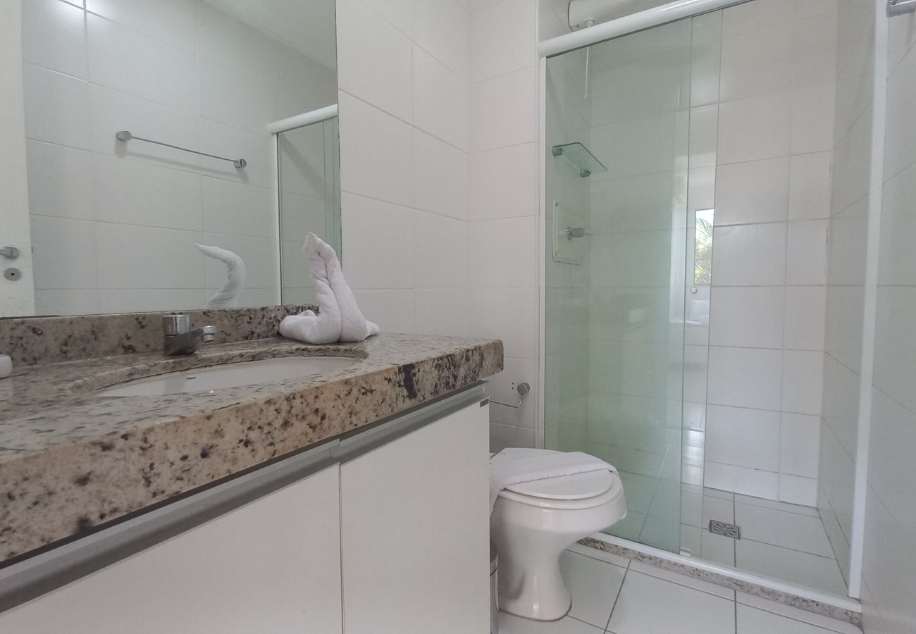 Apartamento em Barra de São Miguel - Barra Bali - Apartamento com Varanda