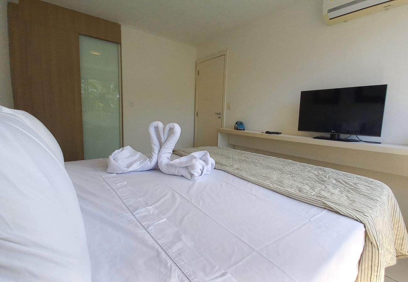 Apartamento em Barra de São Miguel - Barra Bali - Apartamento com Varanda
