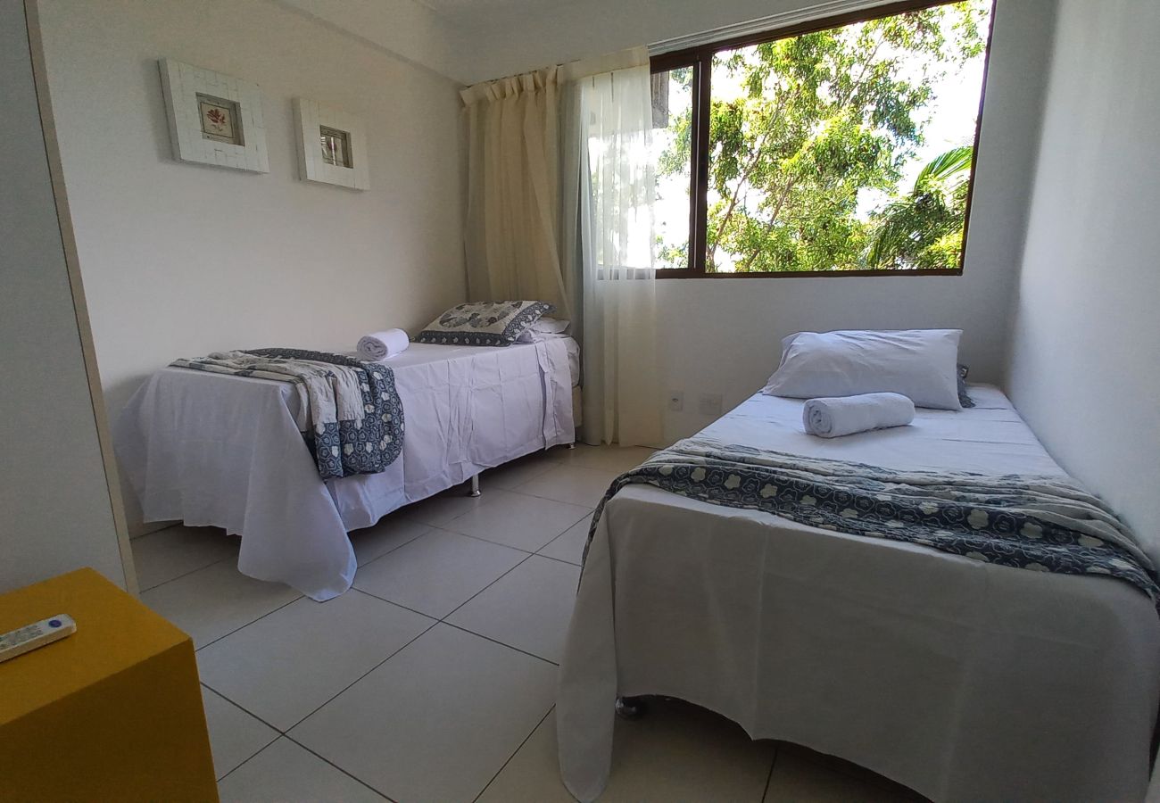 Apartamento em Barra de São Miguel - Barra Bali - Apartamento com Varanda