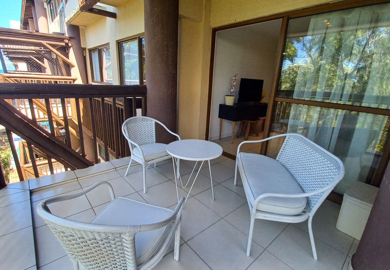 Apartamento em Barra de São Miguel - Barra Bali - Apartamento com Varanda