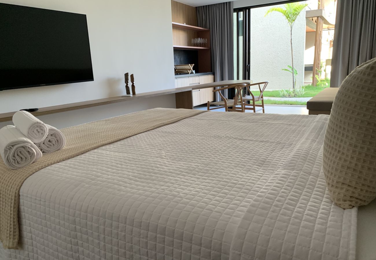 Apartamento em Porto de Pedras - Studio Cond. Acesso a Praia Para 04 Pessoas