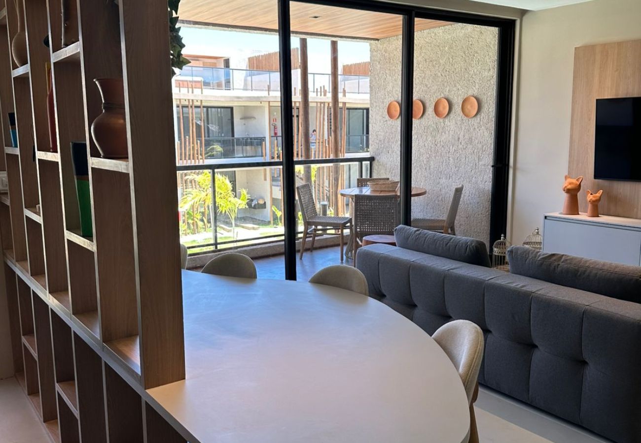 Apartamento em Porto de Pedras - Apto com Hidro Acesso a Praia Para 06 Pessoas