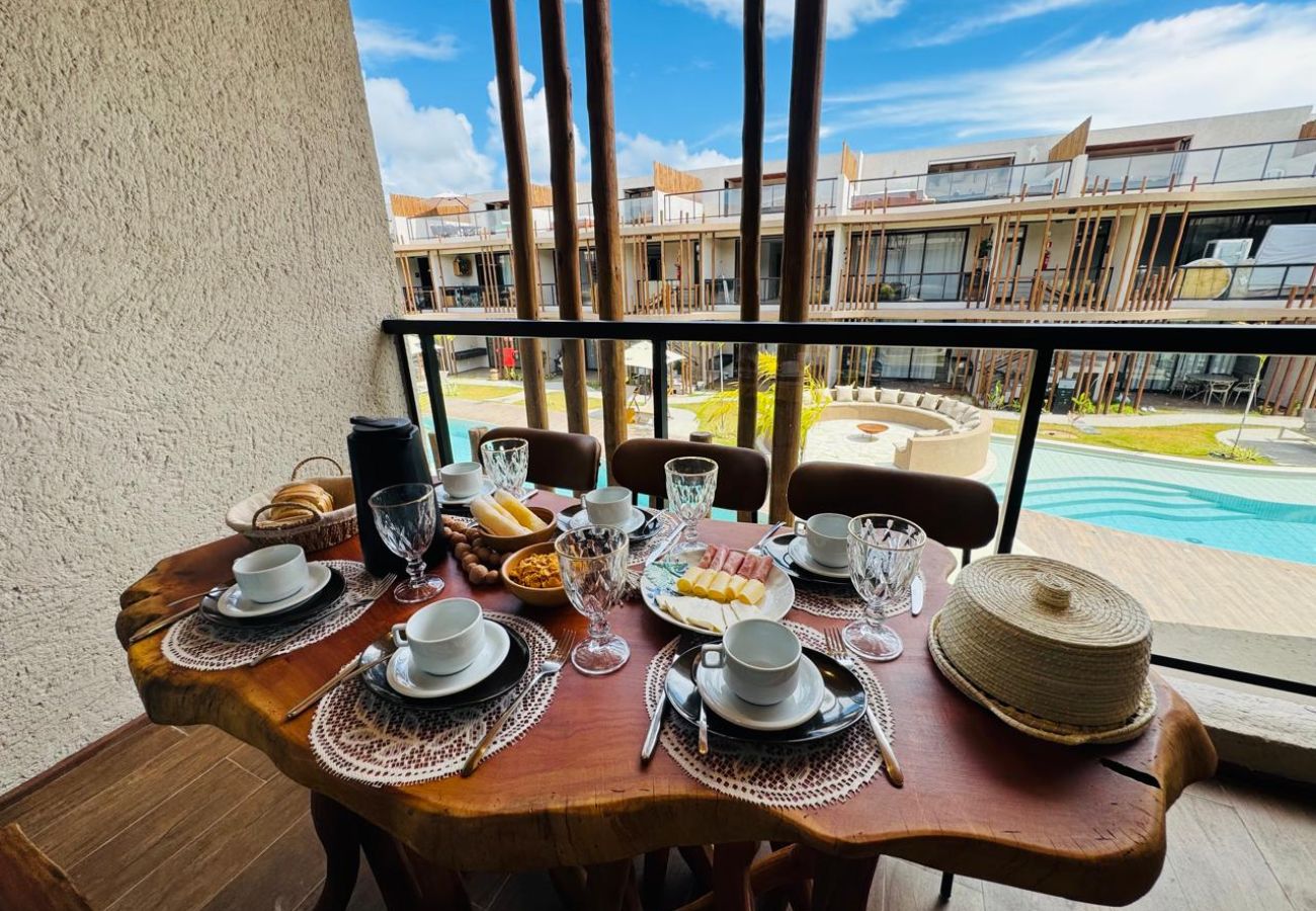 Apartamento em Porto de Pedras - Apto Duplex Acesso a Praia Para 06 Pessoas