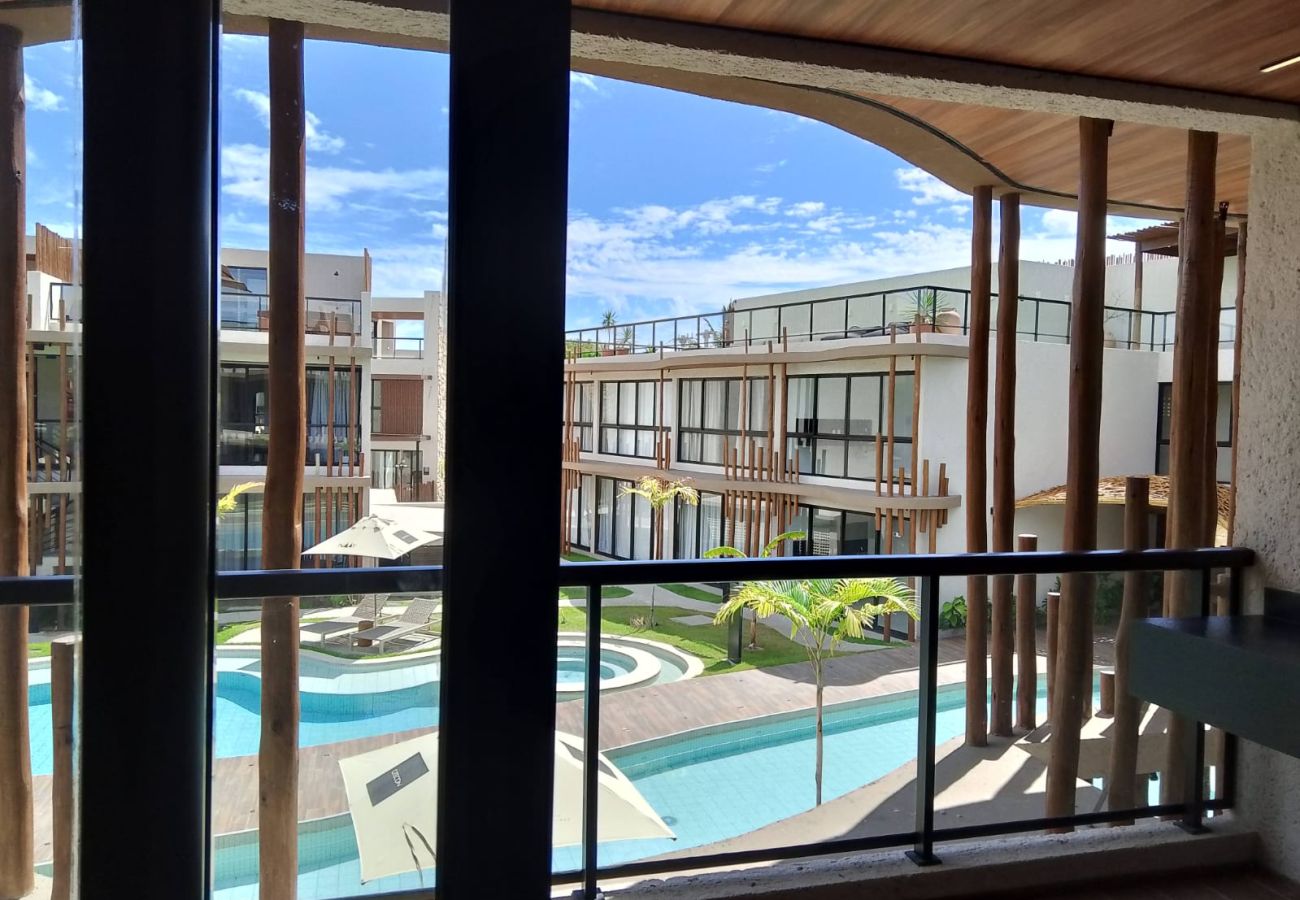 Apartamento em Porto de Pedras - Duplex em Condomínio à 150m da praia para 06 pessoas