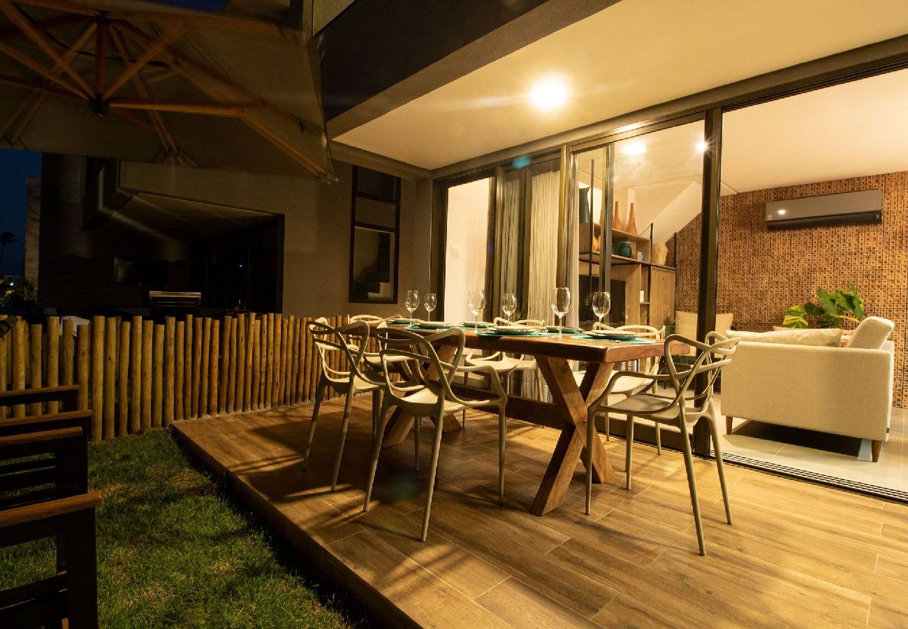 House in Passo de Camaragibe - OKA Milagres Cond. Beira Mar House With Balcony 