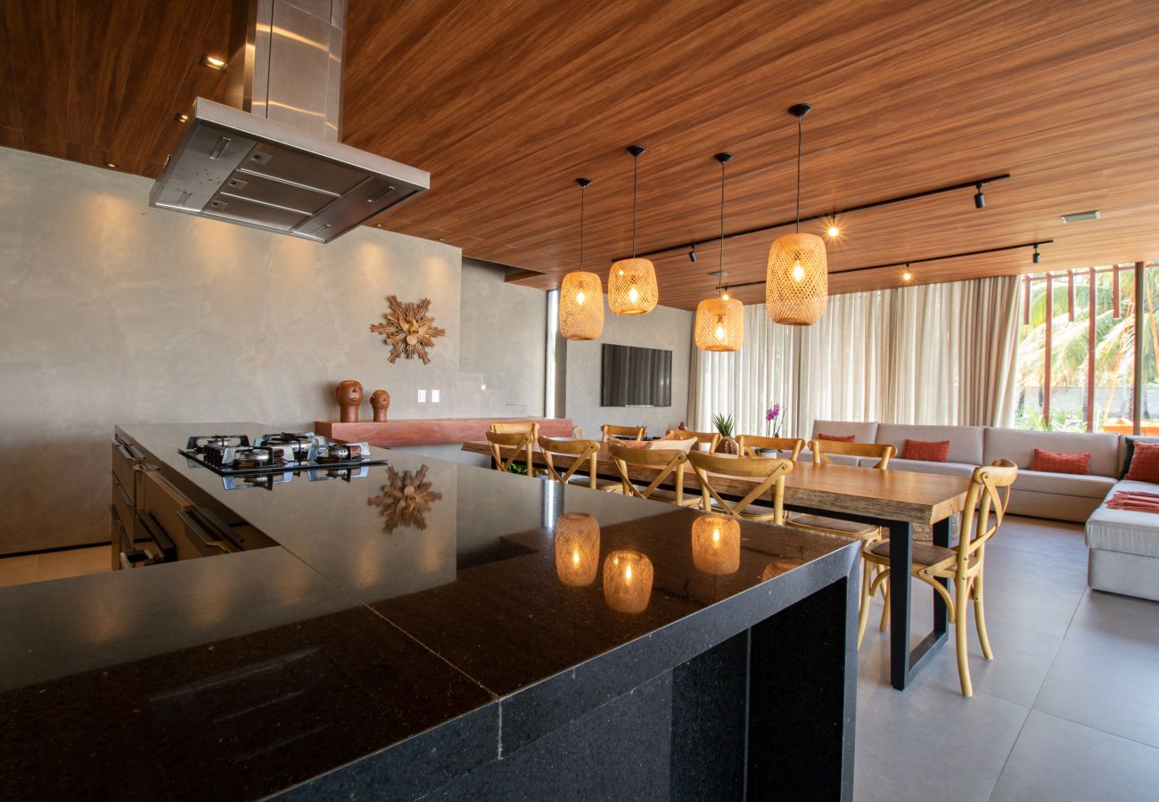House in São Miguel dos Milagres - House in a seaside condominium for 12 people