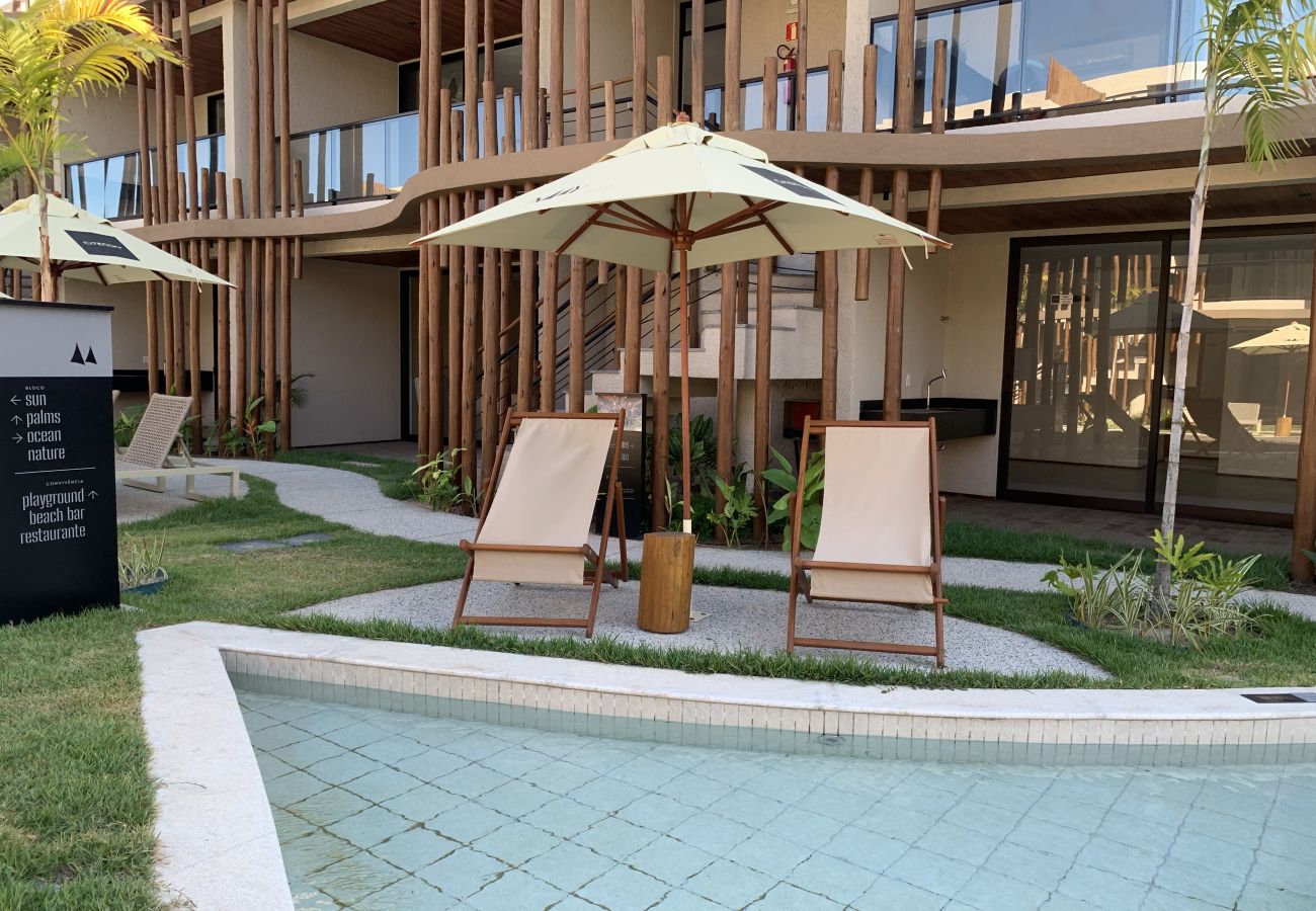 Apartment in Porto de Pedras - Studio Cond. Beach Access for 04 People