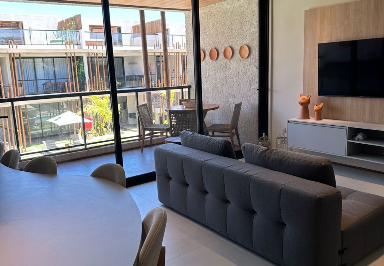 Apartment in Porto de Pedras - Apartment with Jacuzzi and Beach Access for 6 People