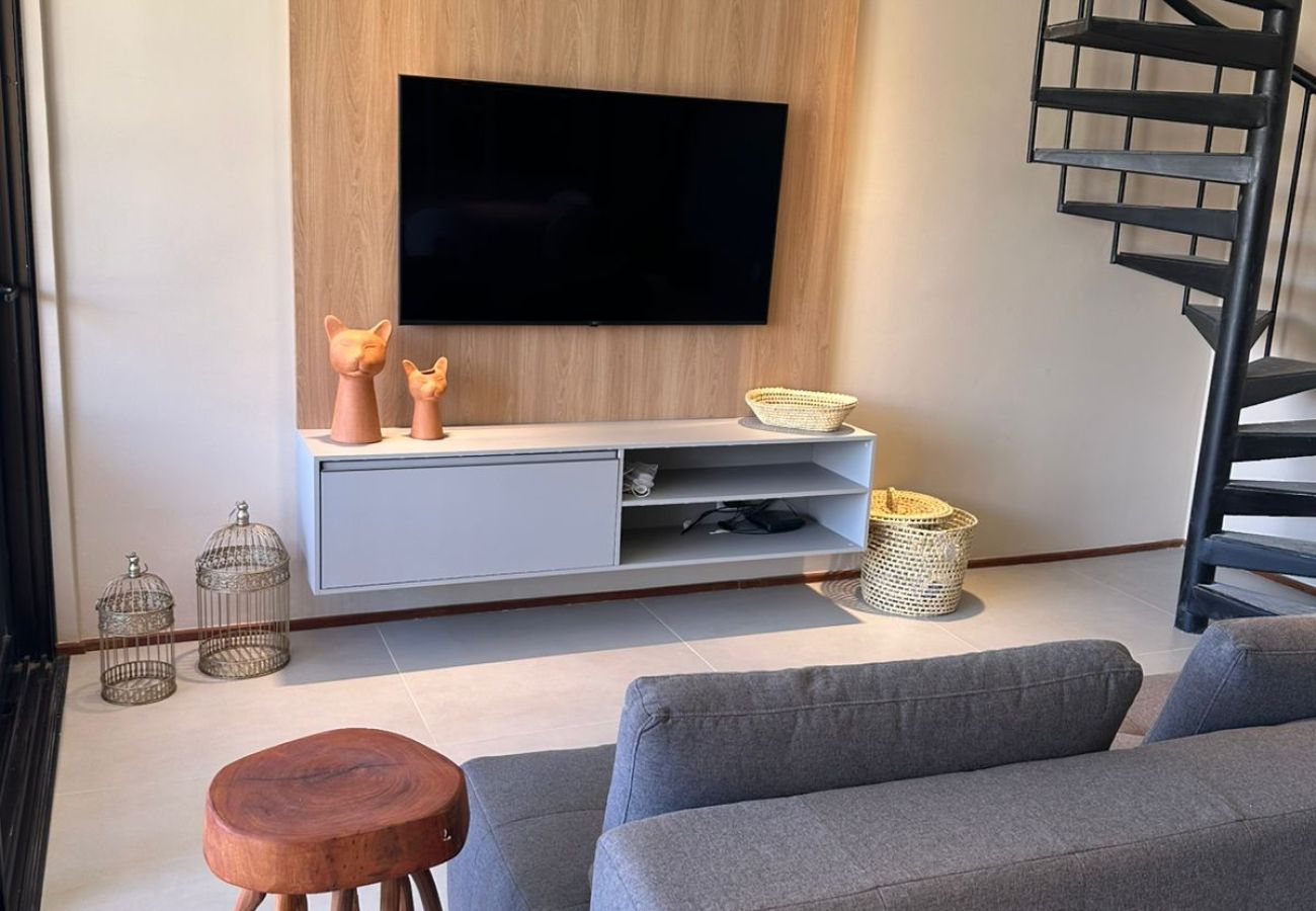 Apartment in Porto de Pedras - Apartment with Jacuzzi and Beach Access for 6 People