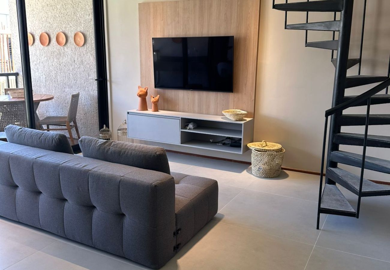 Apartment in Porto de Pedras - Apartment with Jacuzzi and Beach Access for 6 People