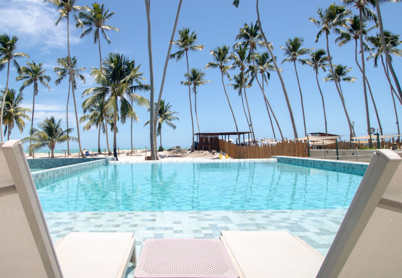 Apartment in Maceió - Apartment Pé na Areia in Resort with Private Pool