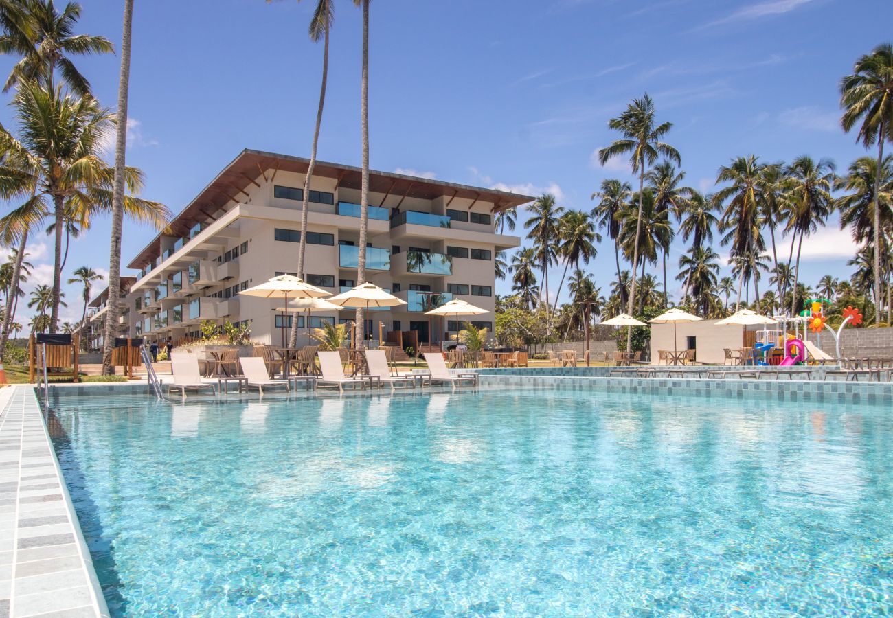 Apartment in Maceió - Apartment Pé na Areia in Resort with Private Pool