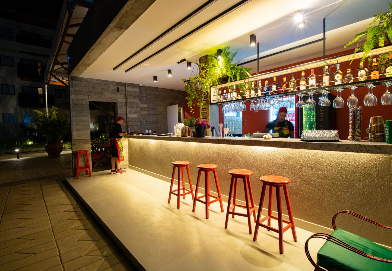 Apartment in Maceió - Apartment Pé na Areia in Resort with Private Pool