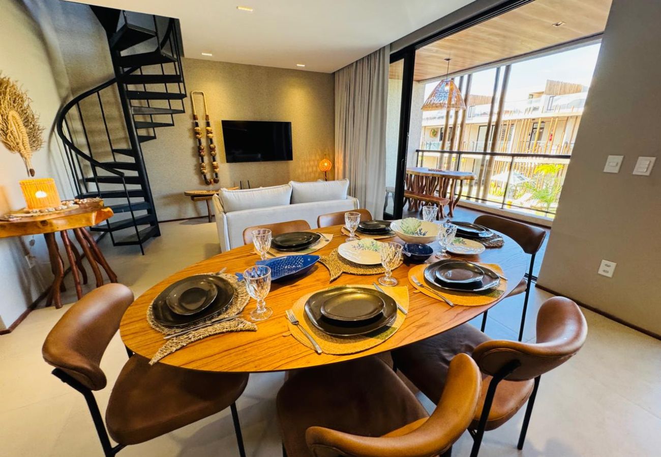 Apartment in Porto de Pedras - Duplex Apartment with Beach Access for 6 People