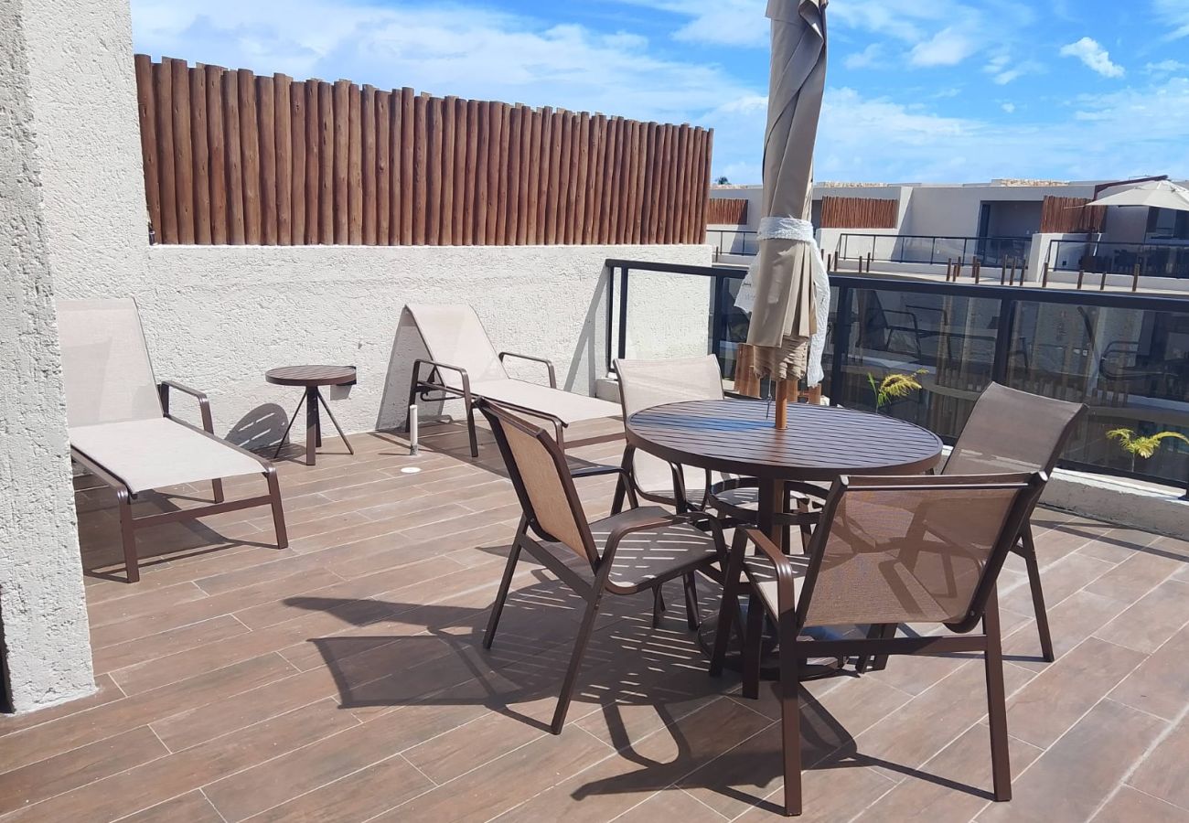 Apartment in Porto de Pedras - Duplex in a gated community, 150m from the beach, sleeps 6 people