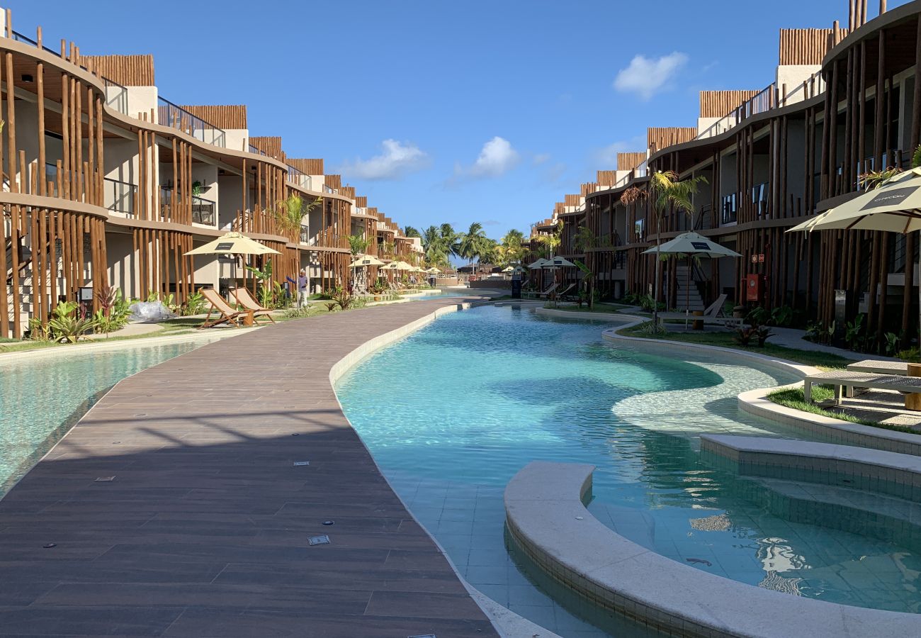 Apartment in Porto de Pedras - Duplex in a gated community, 150m from the beach, sleeps 6 people