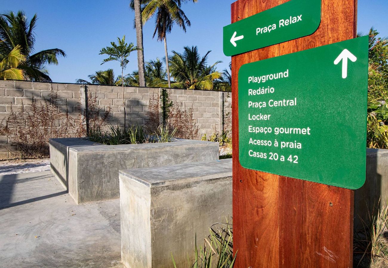 Casa en Passo de Camaragibe - OKA Milagres Cond. Beira Mar Casa Con Balcón 