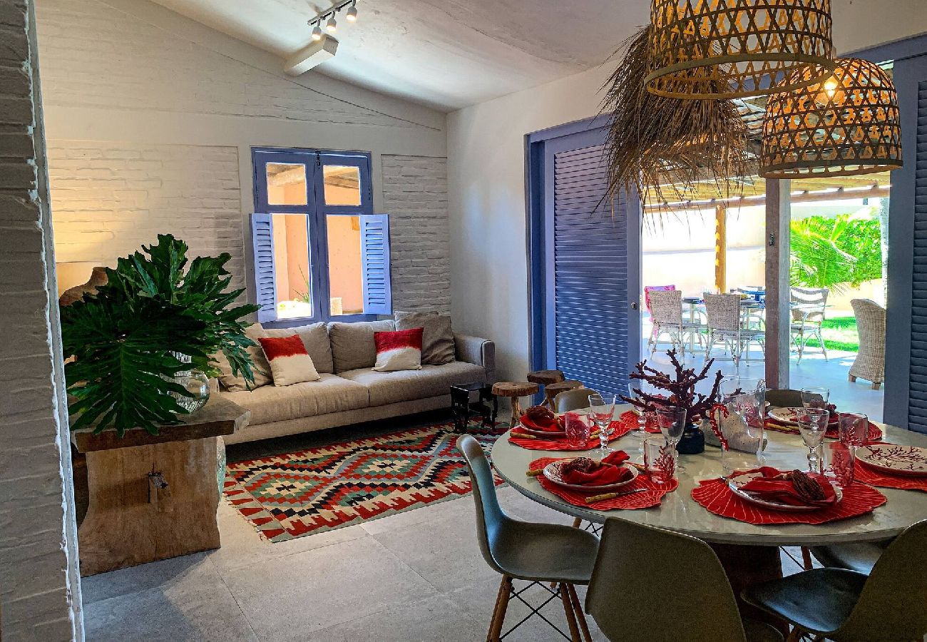 Casa en Barra de São Miguel - Casa Pé na Areia con 05 suites 