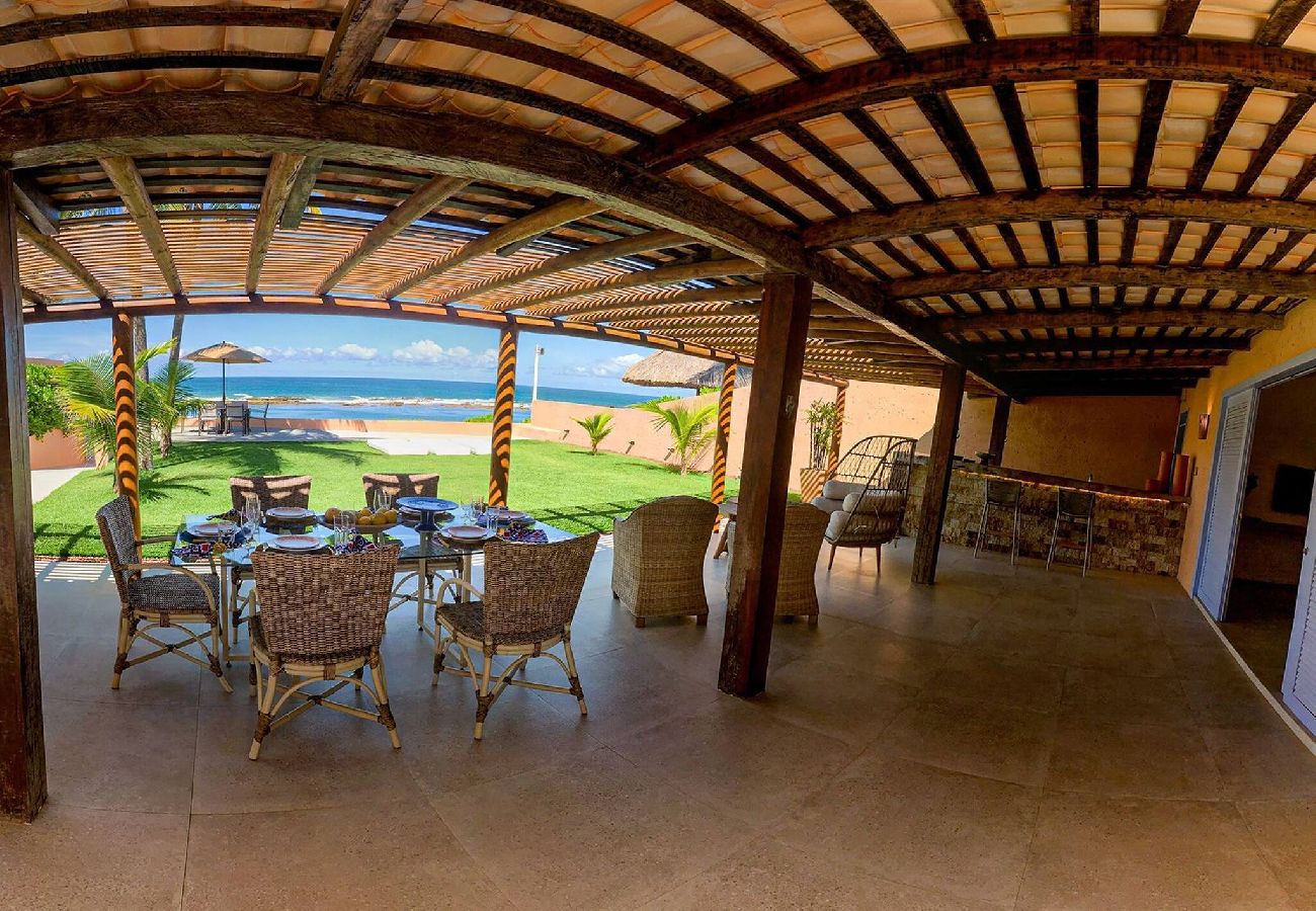Casa en Barra de São Miguel - Casa Pé na Areia con 05 suites 