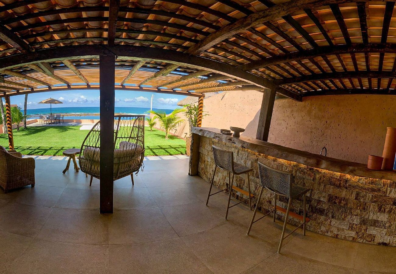 Casa en Barra de São Miguel - Casa Pé na Areia con 05 suites 