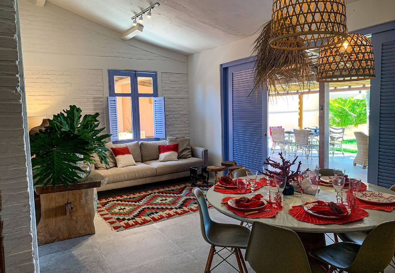 Casa en Barra de São Miguel - Casa Pé na Areia con 05 suites 