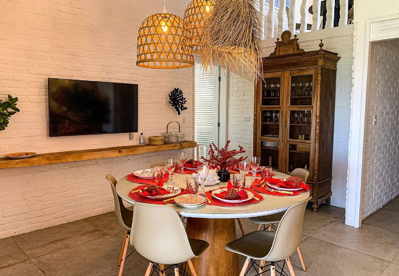 Casa en Barra de São Miguel - Casa Pé na Areia con 05 suites 