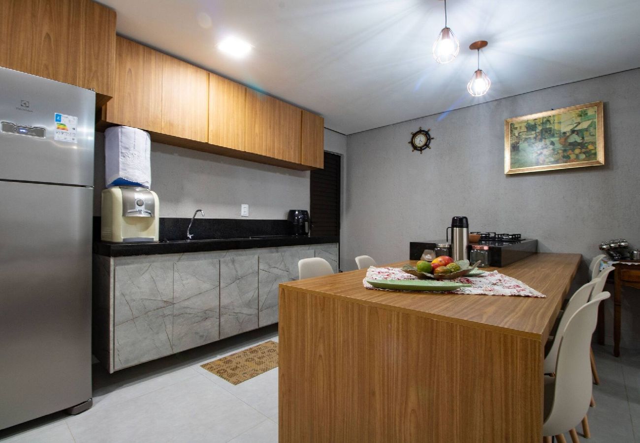 Casa en Porto de Pedras - Casa con Área Gourmet a 250m de la Playa 