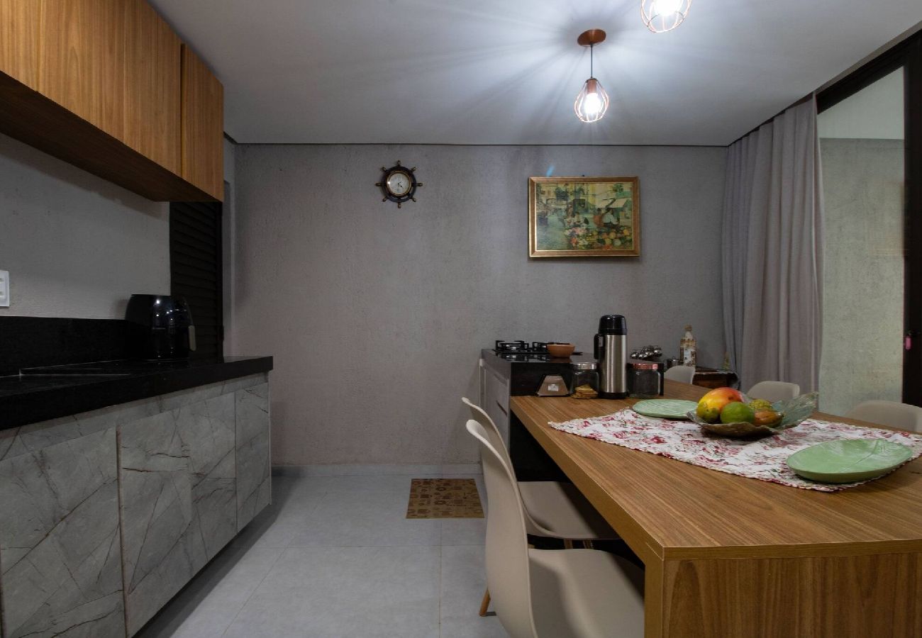 Casa en Porto de Pedras - Casa con Área Gourmet a 250m de la Playa 