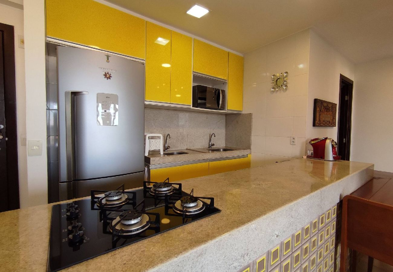 Apartamento en Barra de São Miguel - Barra Bali Pie en la arena con vista al mar 