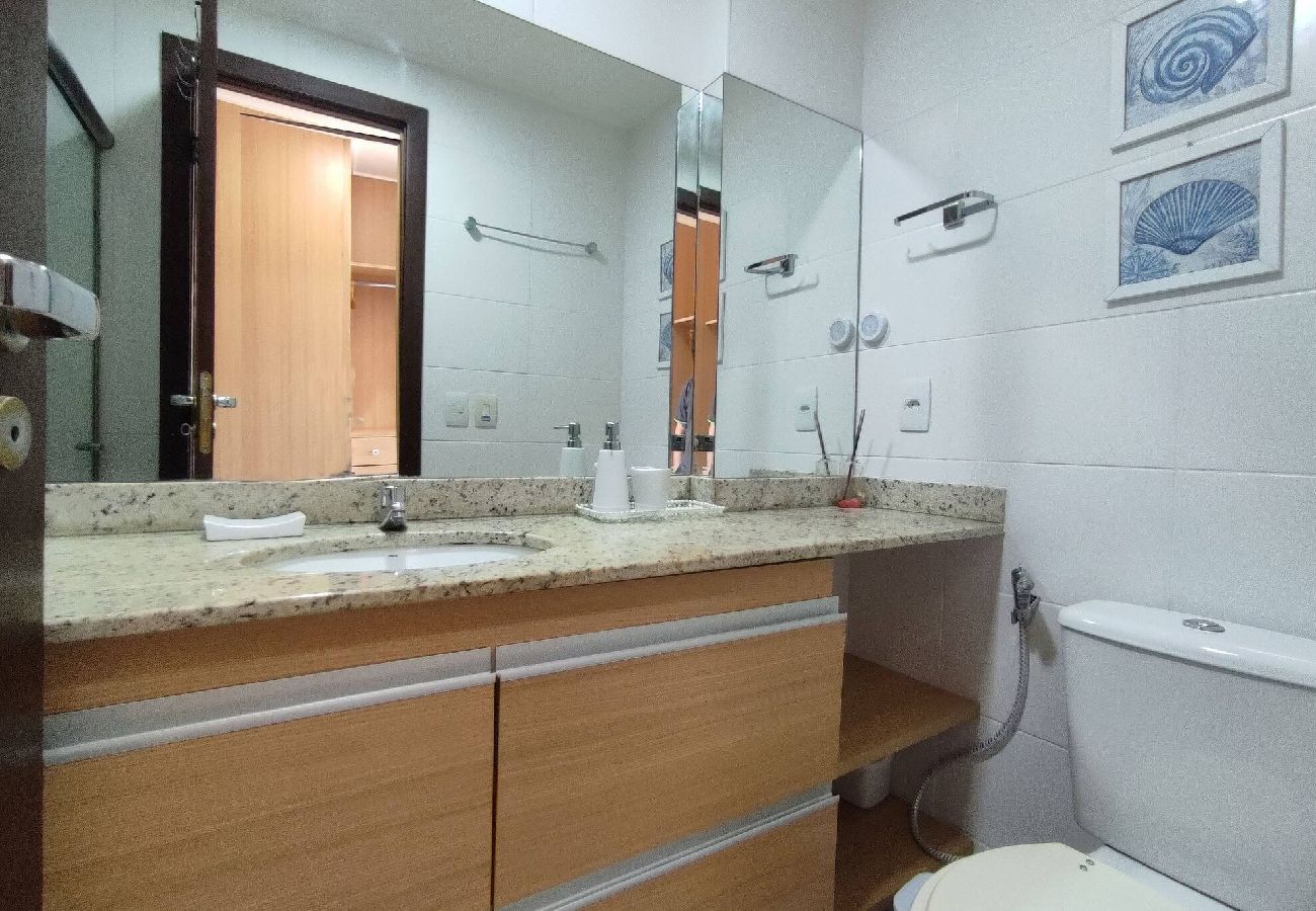 Apartamento en Barra de São Miguel - Barra Bali Pie en la arena con vista al mar 