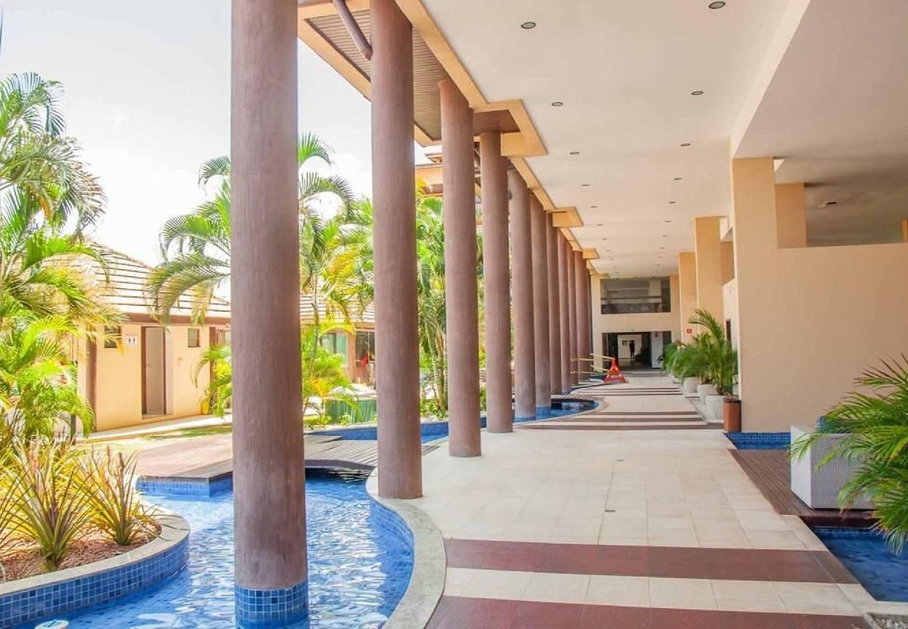Apartamento en Barra de São Miguel - Barra Bali Pie en la arena con vista al mar 