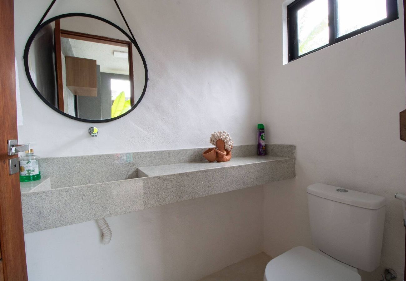 Casa en Porto de Pedras - Casa Em Milagres 03 suites - 300 m de la playa 