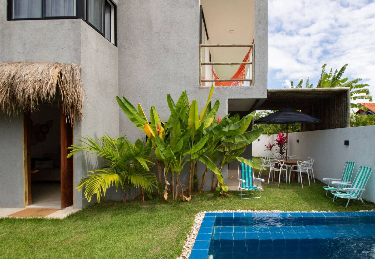 Casa en Porto de Pedras - Casa Em Milagres 03 suites - 300 m de la playa 