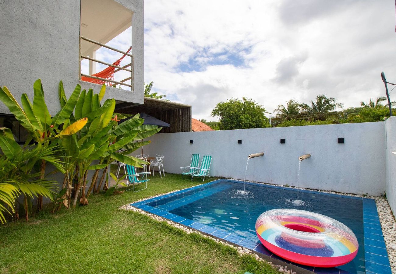 Casa en Porto de Pedras - Casa Em Milagres 03 suites - 300 m de la playa 