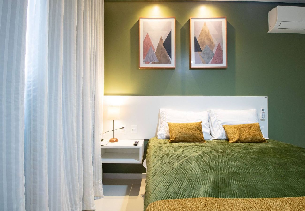 Apartamento en Maceió - Apartamento con Balcón y a 3 minutos de la playa 