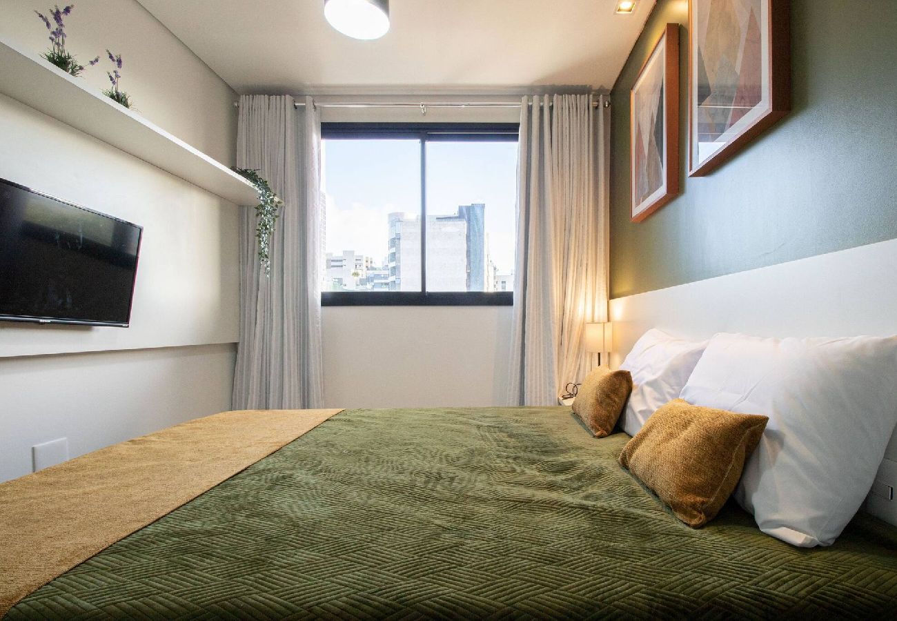 Apartamento en Maceió - Apartamento con Balcón y a 3 minutos de la playa 