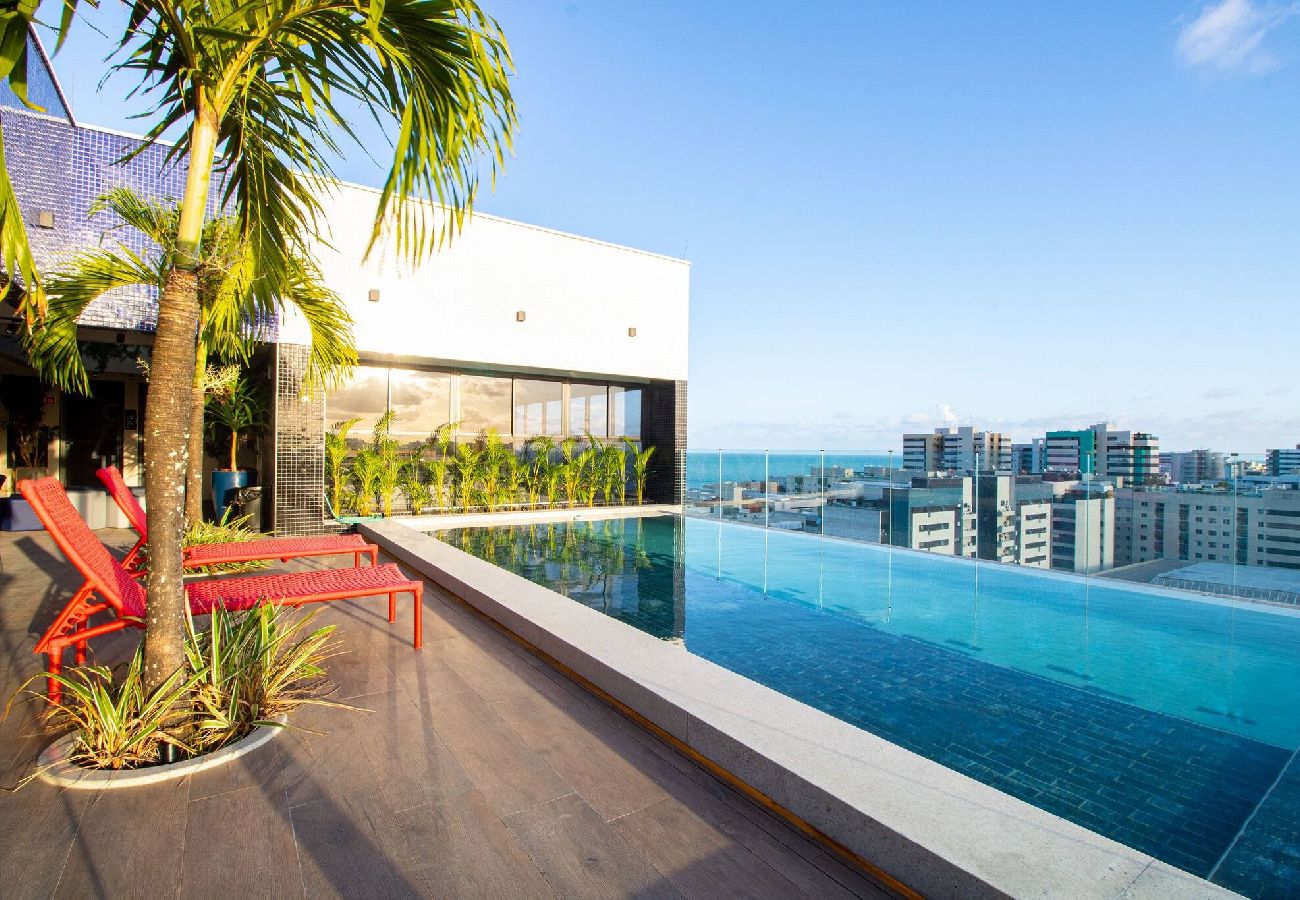 Apartamento en Maceió - Apartamento con Balcón y a 3 minutos de la playa 