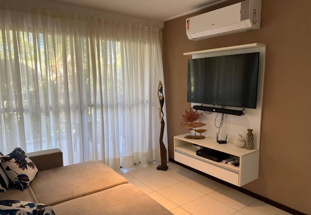 Apartamento en Barra de São Miguel - Barra Bali - Condominio Pé na Areia Vista al Mar 