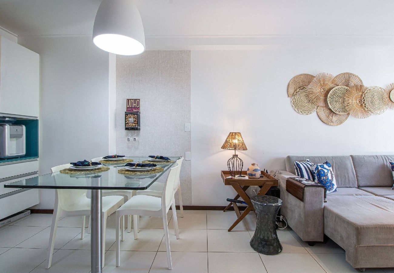 Apartamento en Barra de São Miguel - Barra Bali - Condominio Pé na Areia Vista al Mar 