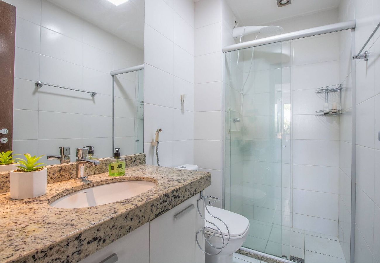 Apartamento en Barra de São Miguel - Barra Bali - Condominio Pé na Areia Vista al Mar 