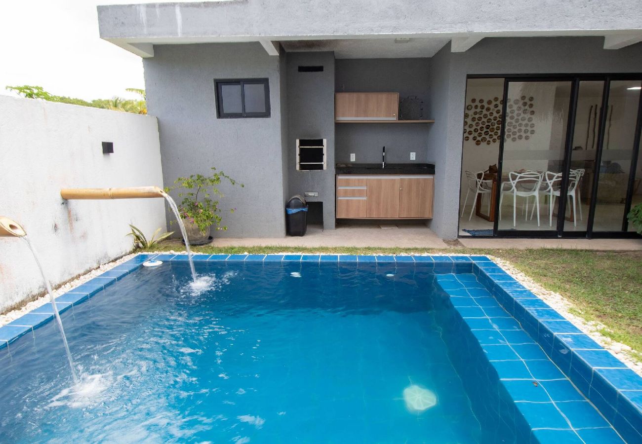 Casa en Porto de Pedras - Casa Milagres 03 suites 300m de la playa 
