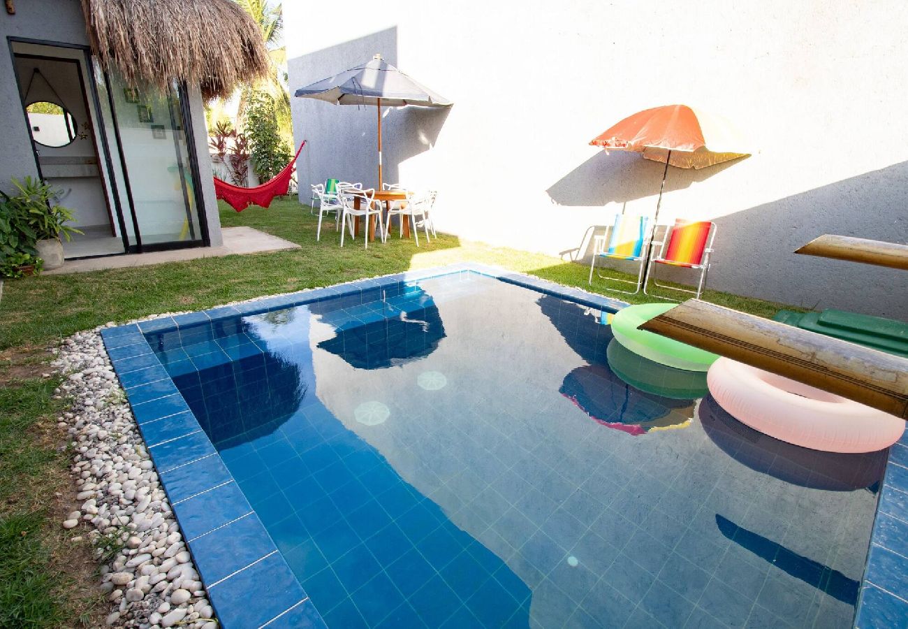 Casa en Porto de Pedras - Casa Milagres 03 suites 300m de la playa 