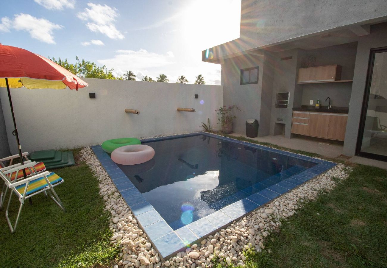 Casa en Porto de Pedras - Casa Milagres 03 suites 300m de la playa 
