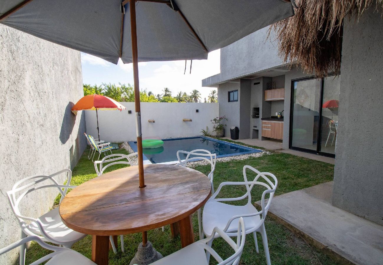 Casa en Porto de Pedras - Casa Milagres 03 suites 300m de la playa 