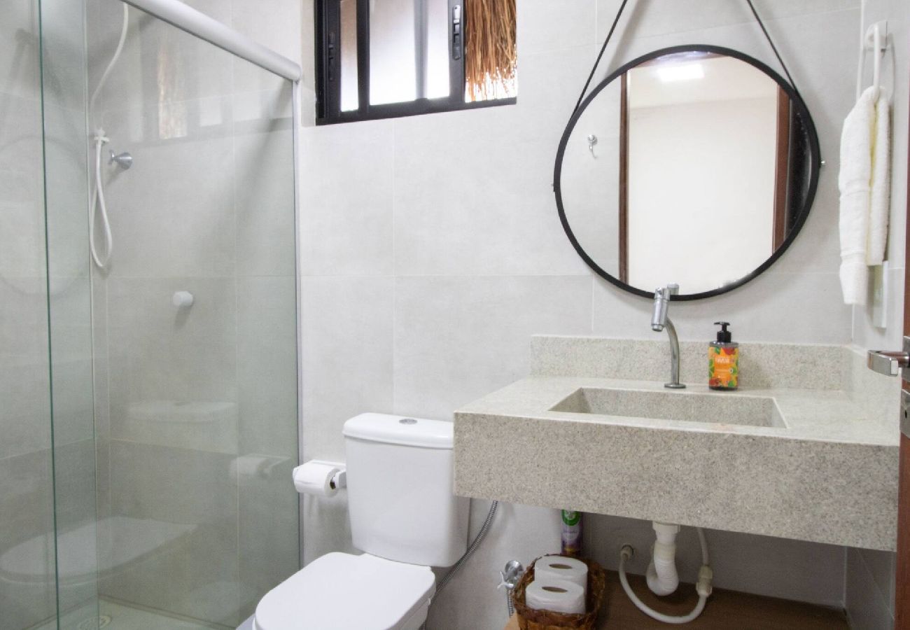 Casa en Porto de Pedras - Casa Milagres 03 suites 300m de la playa 