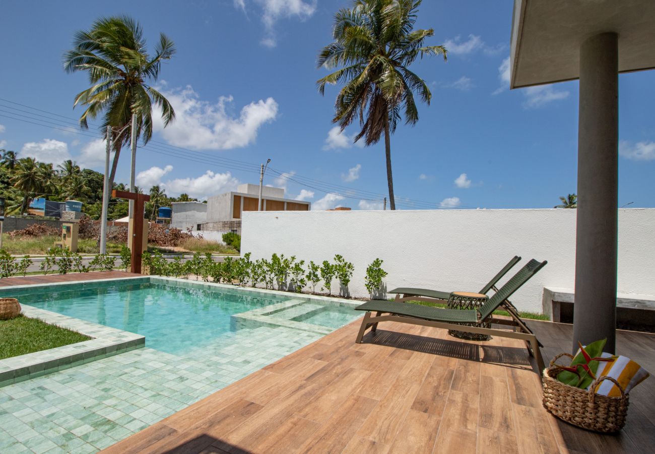 Casa en São Miguel dos Milagres - Casa en condominio junto al mar para 12 personas