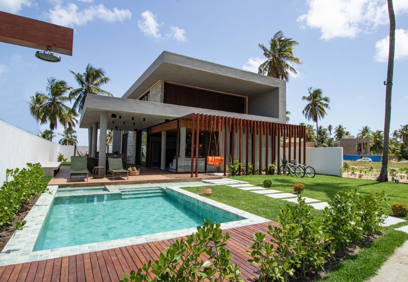 Casa en São Miguel dos Milagres - Casa en condominio junto al mar para 12 personas